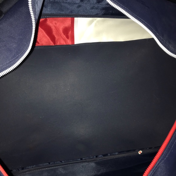 VTG Vintage 1990s Tommy Hilfiger Navy Duffle Bag - Picture 8 of 8